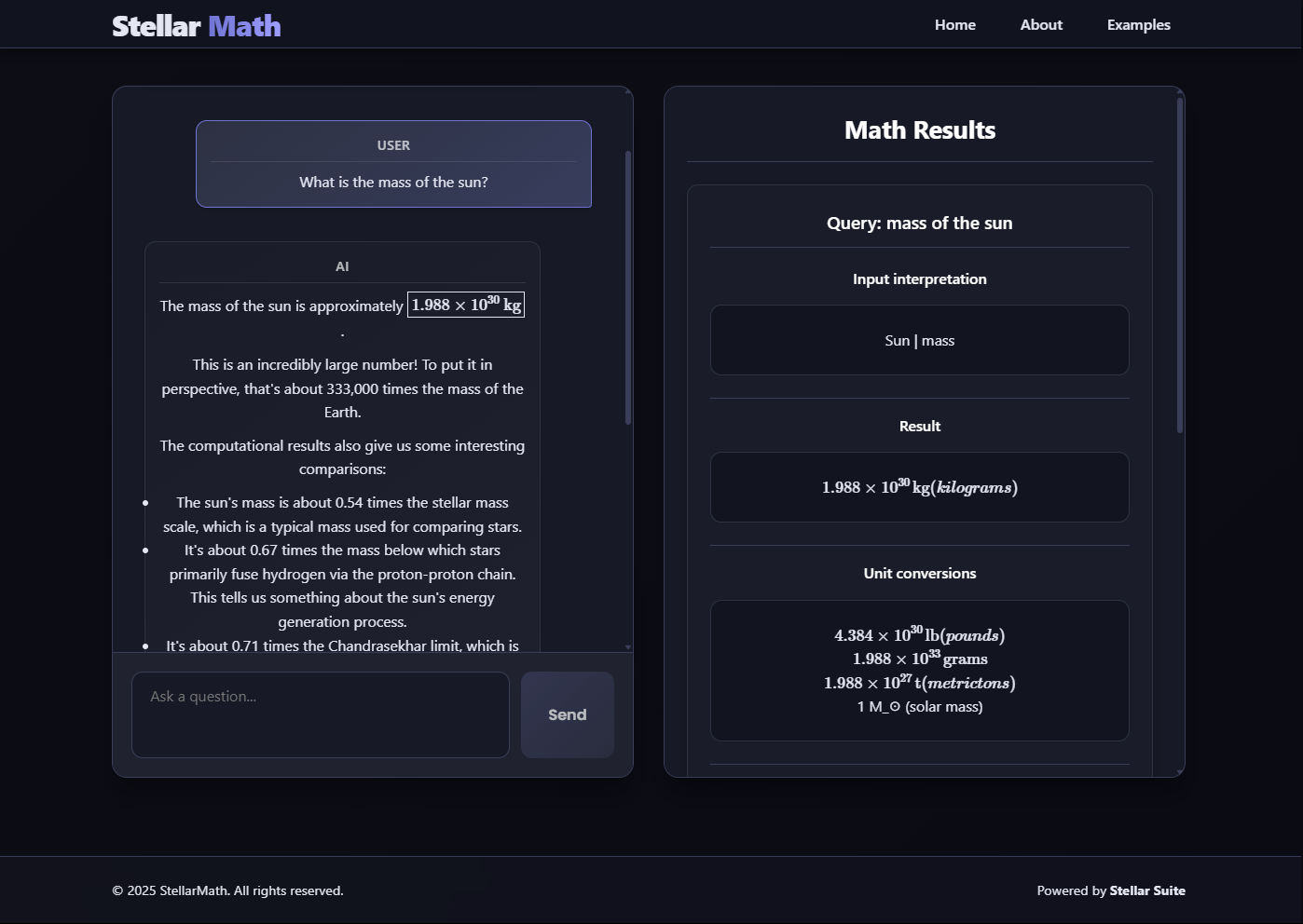 StellarMath screenshot